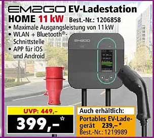 EM2GO EV-Ladestation HOME 11 kW