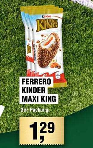 FERRERO KINDER MAXI KING 3er Packung