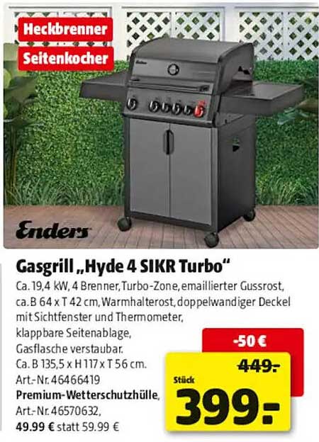 Gasgrill „Hyde 4 SIKR Turbo“