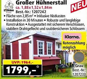 Großer Hühnerstall