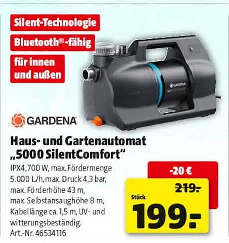 Haus- und Gartenautomat „5000 SilentComfort“
