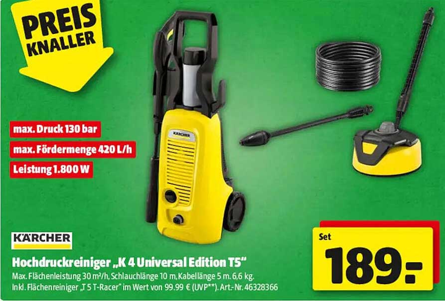Hochdruckreiniger „K 4 Universal Edition T5“