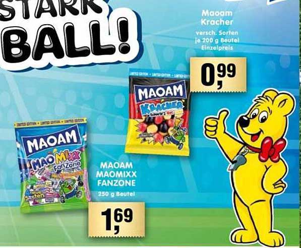 MAOAM KRAcher varsch. Sorten je 200 g Beutel Einzelpreis