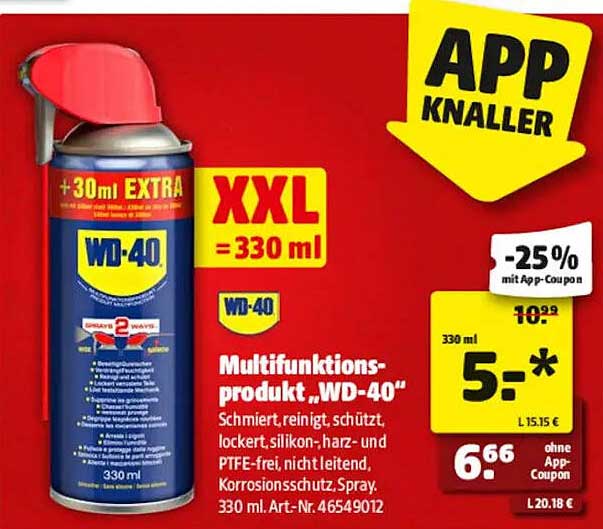 Multifunktionsprodukt „WD-40“