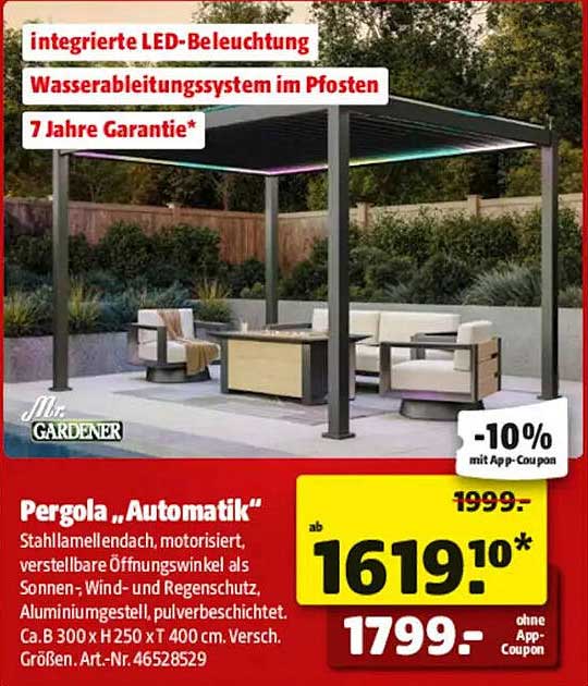 Pergola „Automatik“