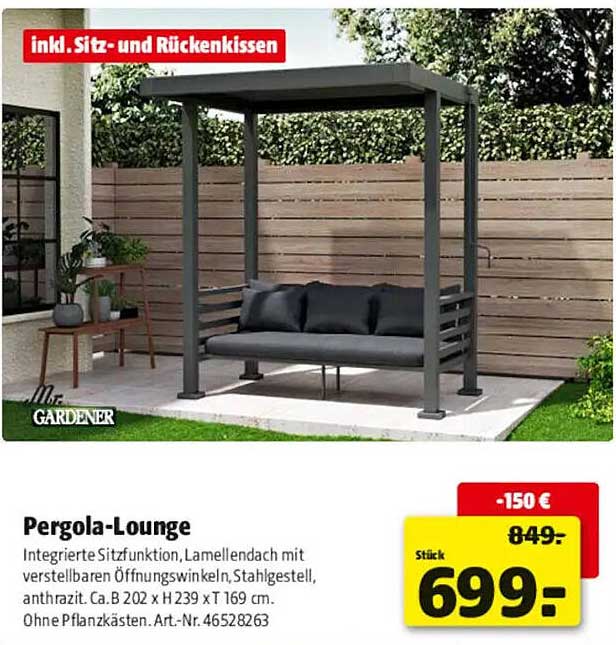 Pergola-Lounge