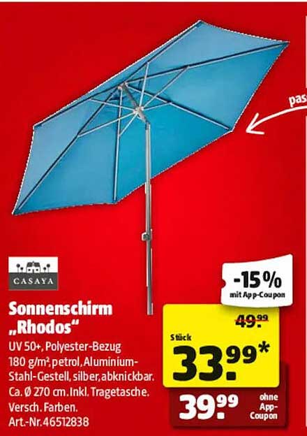 Sonnenschirm „Rhodos“