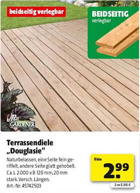 Terrassendiele „Douglasie“