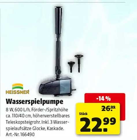 Wasserspielpumpe
