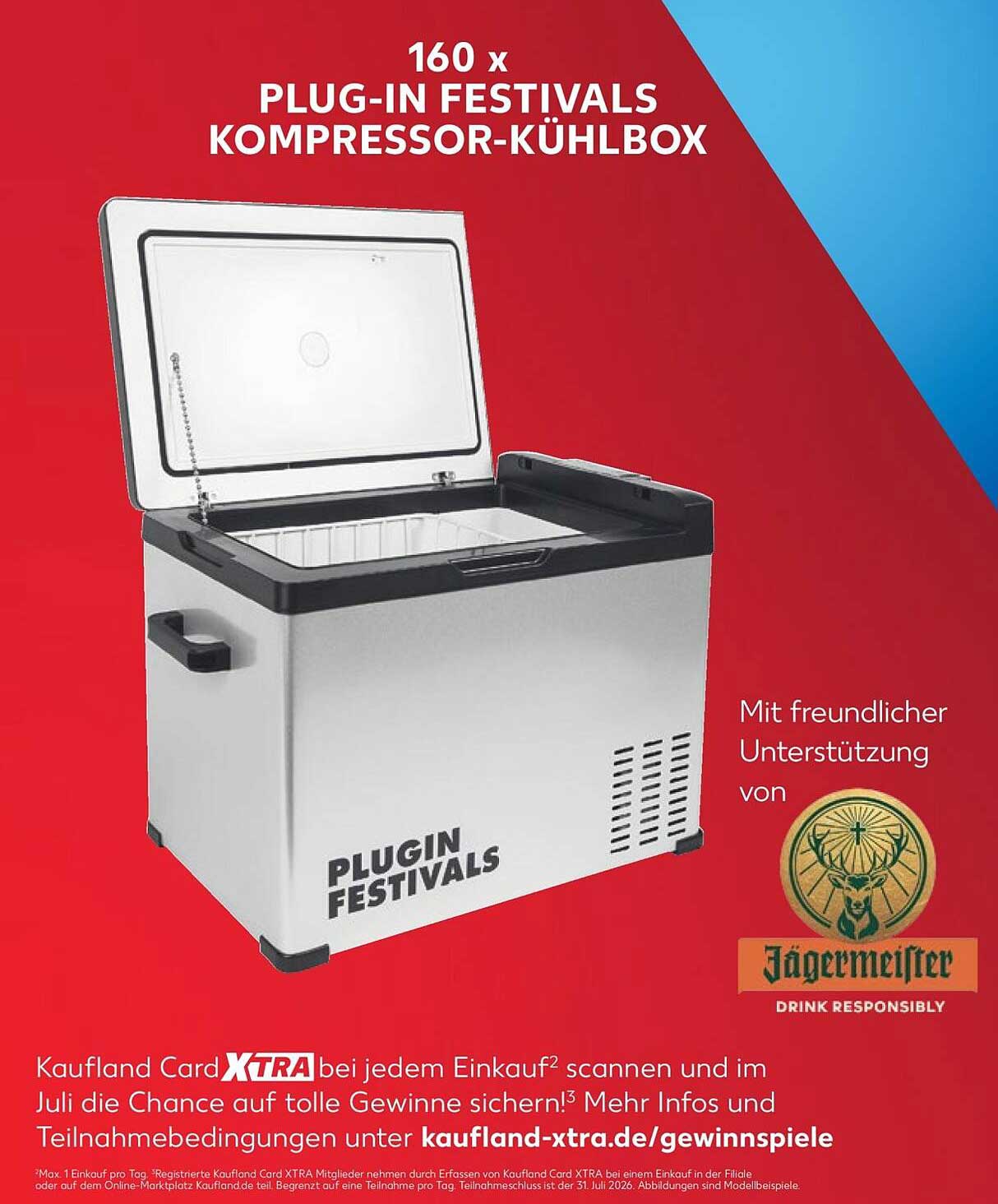 160 x PLUG-IN FESTIVALS KOMPRESSOR-KÜHLBOX