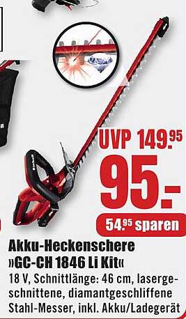 Akku-Heckenschere »GC-CH 1846 Li Kit«