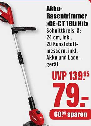 Akku-Rasentrimmer »GE-CT 18Li Kit«