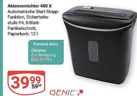 Aktenvernichter 480 X