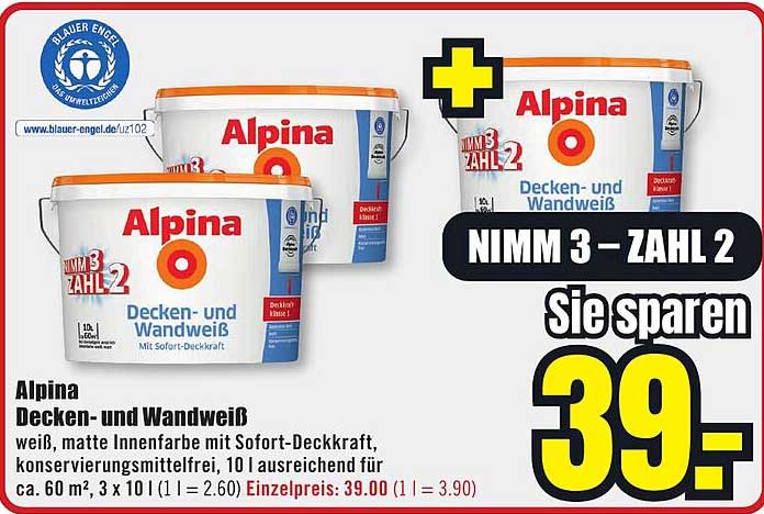 Alpina Decken- und Wandweiß