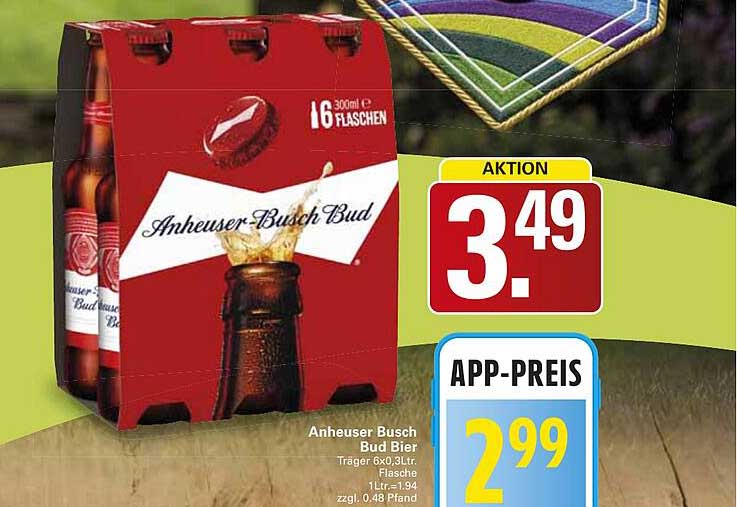 Anheuser Busch Bud Bier