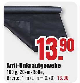 Anti-Unkrautgewebe