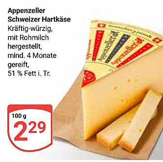 Appenzeller Schweizer Hartkäse