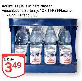 Aquintus Quelle Mineralwasser