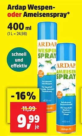 Ardap Wespen- oder Ameisenspray*