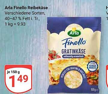 Arla Finello Reibekäse