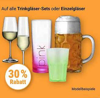 Auf alle Trinkgläser-Sets oder Einzelgläser