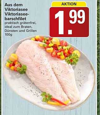 Aus dem Viktoriasee Viktoriaseebarschfilet