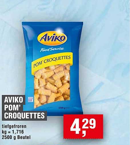 AVIKO POM’ CROQUETTES