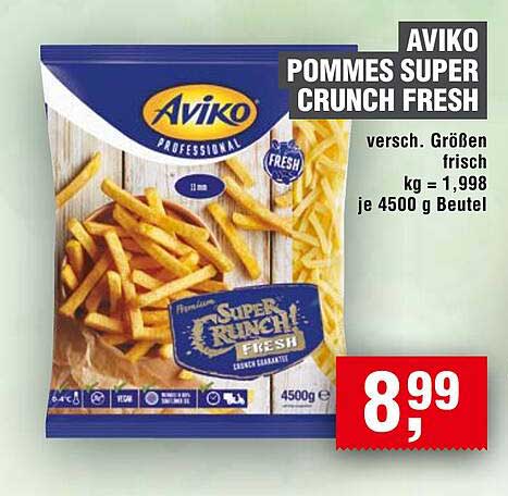 AVIKO POMMES SUPER CRUNCH FRESH