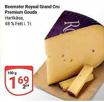 Beemster Royale Grand Cru Premium Gouda Hartkäse, 48 % Fett i. Tr.