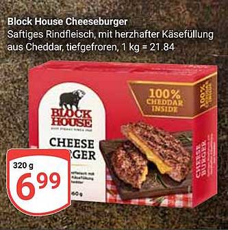 Block House Cheeseburger
