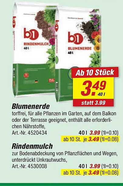 Blumenerde