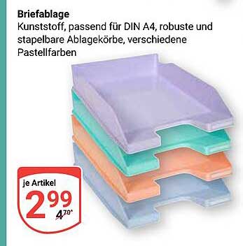 Briefablage