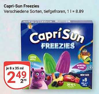 Capri-Sun Freezies