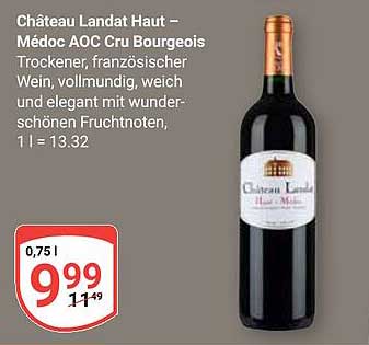 Château Landat Haut – Médoc AOC Cru Bourgeois