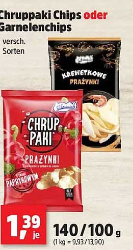 Chrupaki Chips oder Garnelenchips