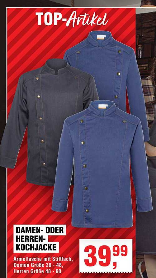 DAMEN- ODER HERREN-KOCHJACKE