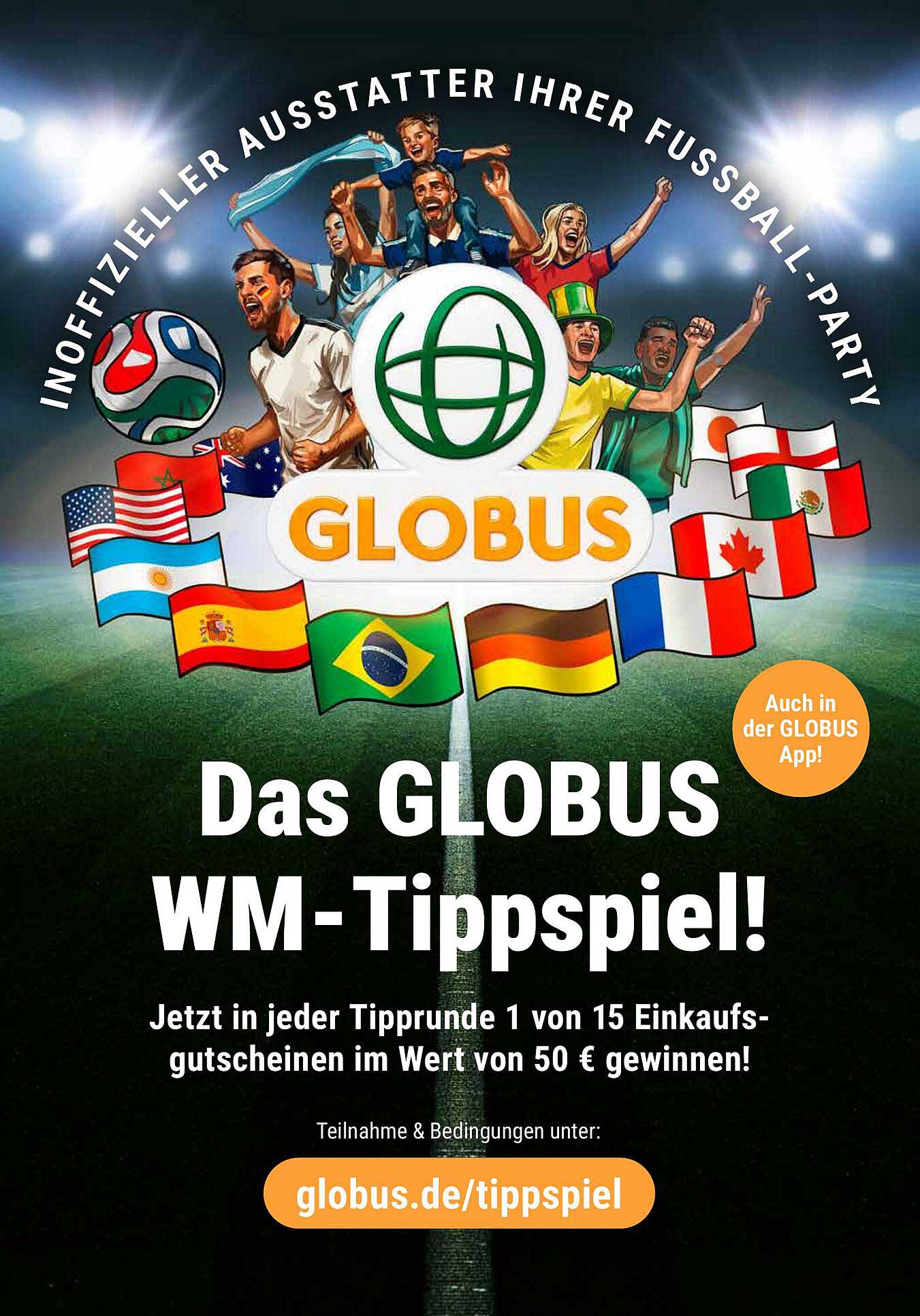 Das GLOBUS WM-Tippspiel!
