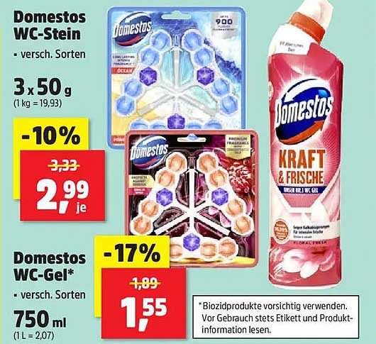 Domestos WC-Stein
