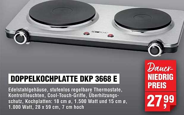 DOPPELKOCHPLATTE DKP 3668 E