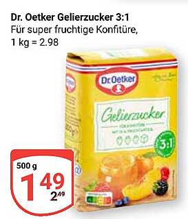 Dr. Oetker Gelierzucker 3:1