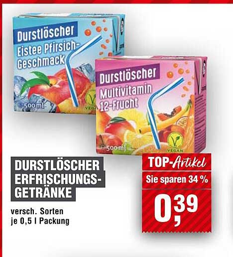 DURSTLÖSCHER ERFRISCHUNGS-GETRÄNKE