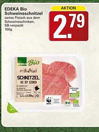 EDEKA Bio Schweineschnitzel