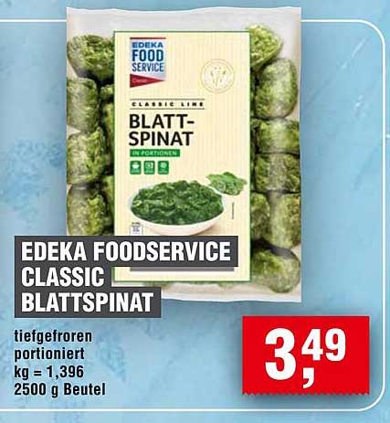 EDEKA FOODSERVICE CLASSIC BLATTSPINAT