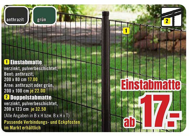 Einstabmatte