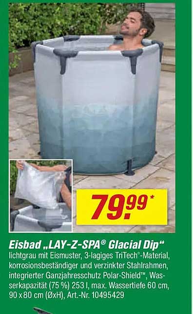 Eisbad „LAY-Z-SPA® Glacial Dip“