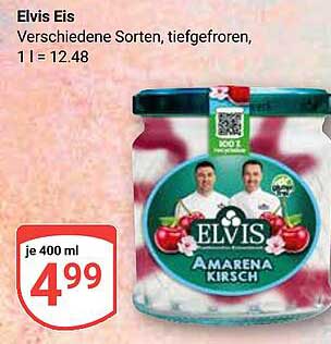Elvis Eis Verschiedene Sorten, tiefgefroren, 1 l = 12.48