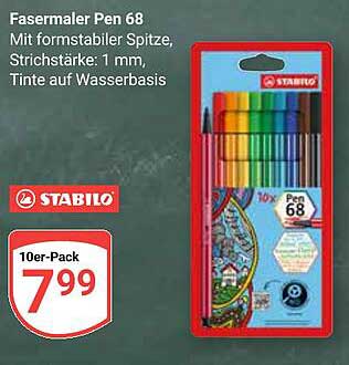 Fasermaler Pen 68