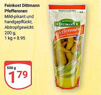 Feinkost Dittmann Pfefferonen