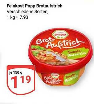 Feinkost Popp Brotaufstrich