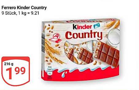 Ferrero Kinder Country